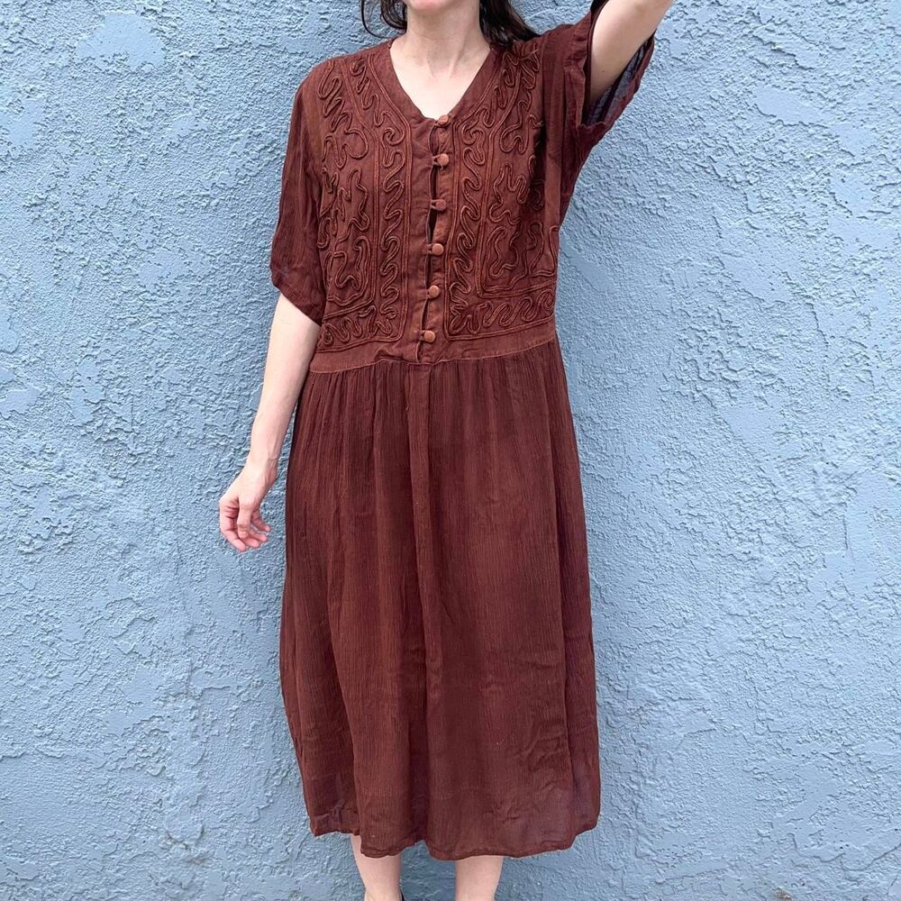 90s Dress Size 16 bohemian